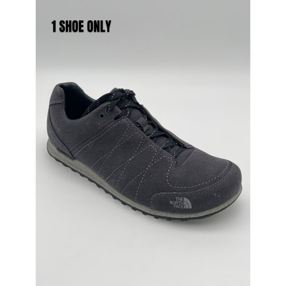The North Face Mens Canvas Casual Hiking Shoe Single Right Gray/Black - Picture 1 of 8